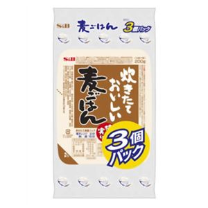 麦ごはん 3個パック 【6セット】