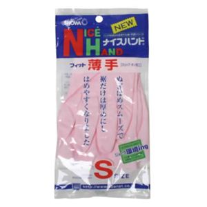 ナイスハンド フィット 薄手 S ピンク 【16セット】