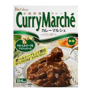 カレーマルシェ ビーフ&マッシュルーム 中辛 200g 【25セット】