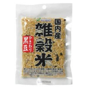 国内産雑穀米 ひきわり黒豆 70g 【6セット】