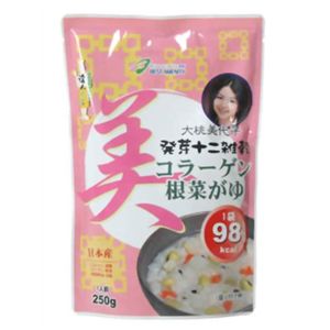 大桃美代子 発芽十二雑穀 コラーゲン根菜がゆ 250g 【6セット】