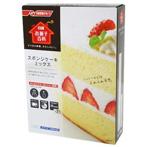 お菓子百科 スポンジケーキミックス 400g (200g*2袋) 【6セット】