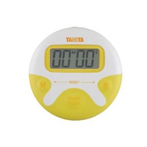 タニタ 防水タイマー100分計 TD-391-YL(イエロー) 【2セット】