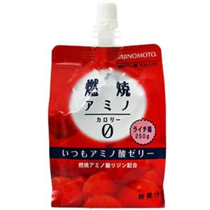 いつもアミノ酸ゼリー カロリー0 燃焼アミノ ライチ味 250g 【17セット】