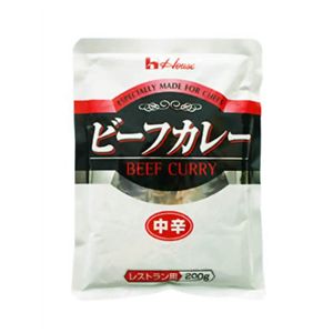 ハウス ビーフカレー 中辛 レストラン用 200g 【36セット】