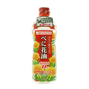 味の素 オレイン酸たっぷりべに花油 600g エコペット 【3セット】