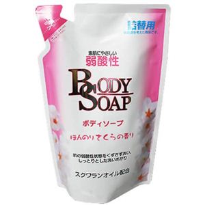 弱酸性ボディソープ さくら 詰替用 400ml 【10セット】