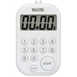 タニタ デジタルタイマー100分計 TD-379-WH ホワイト 【3セット】