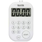 タニタ デジタルタイマー100分計 TD-379-WH ホワイト 【3セット】