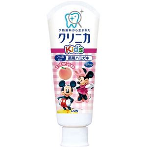 クリニカKid's ハミガキ スッキリピーチ 60g 【10セット】画像１