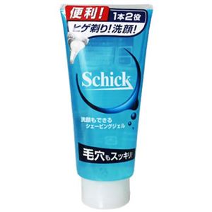 シック 洗顔もできるシェービングジェル 180g 【11セット】