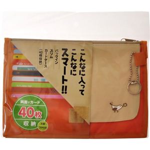 バッグインスリムカードケース （40枚収納） 【2セット】