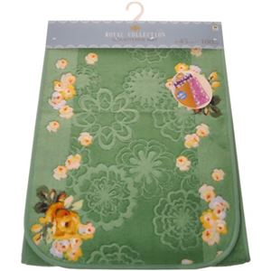 ロイヤルコレクション ドイリー キッチンマット 45*180cm グリーン