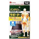 バンテリンコーワサポーター男性 腰用 ゆったり大きめ(LL)105-120cmブラック 1枚入