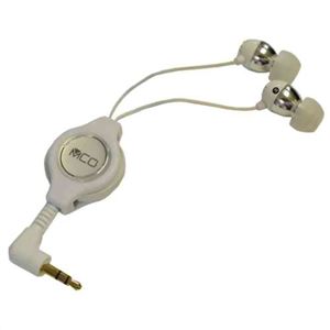 MCO 航空機対応 モバイルヘッドホンセット MBS-H01／WH ホワイト