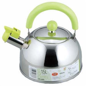 キャンディール IH対応笛吹ケトル 1.5L グリーン CR-5284