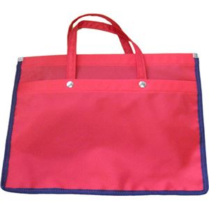 レッスンバッグ 赤 (日本製)