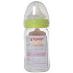 ピジョン 母乳実感 哺乳びん 耐熱ガラス製 160ml ライトグリーン