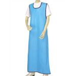 サンヘルパー 入浴介助エプロン ブルー LL