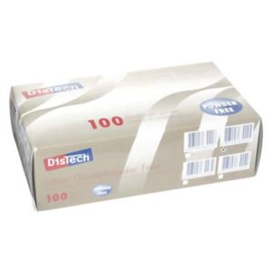 ディステック ラテックスグローブ パウダーフリー100枚 S D-1124B