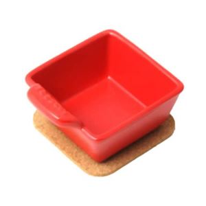 トースタースクエアボウル レッド TO-073