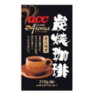UCC スーパーアロマ 炭焼珈琲(粉) 210g