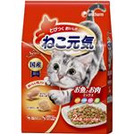 ねこ元気 とびつくおいしさ お魚とお肉ミックス まぐろ・白身魚・チキン・野菜入り 2kg