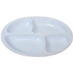 強化磁器 ユーディエッグ仕切り皿4分割タイプA パステルブルー 74270-PB