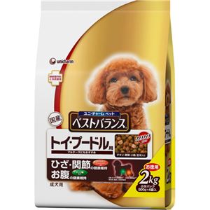 愛犬元気 ベストバランス トイ・プードル用 チキン・緑黄色野菜・玄米入り 2kg
