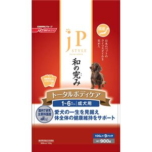 ジェーピースタイル 和の究み トータルボディケア 1-6歳までの成犬用 100g×9パック