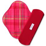 モミジ・ナチュラル 布ナプキン M 普通の日用 レッド 1枚入り