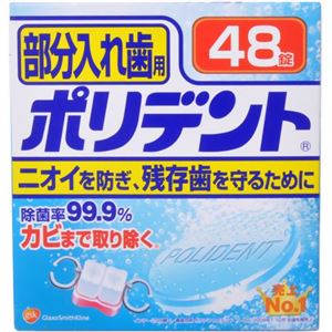 ポリデント 部分入れ歯用 48錠