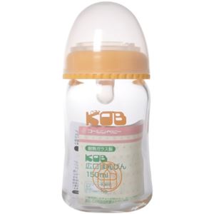 KOB 広口ほ乳びん 150ml イエロー