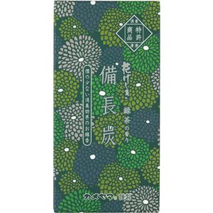 花げしき 備長炭 消臭線香 緑茶の香り 約90g