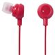 エレコム カナルタイプヘッドホン IN10シリーズ レッド EHP-IN10RD画像最小1