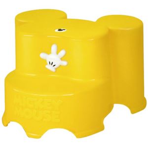 ミッキーマウス キャラ・ステップ 2段 イエロー