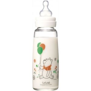 テテオ くまのプーさん 哺乳びん 耐熱ガラス製 200ml