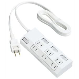 パナソニック ザ・タップ マルチシリーズ 個別・集中スイッチ付 6個口 1m ホワイト WHA29163WKP