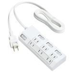 パナソニック ザ・タップ マルチシリーズ 個別・集中スイッチ付 6個口 1m ホワイト WHA29163WKP