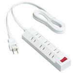 パナソニック ザ・タップ マルチシリーズ 集中スイッチ付 雷サージ付 6個口 2m ホワイト WHA292627WKP