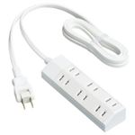 パナソニック ザ・タップ マルチシリーズ 雷サージ付 6個口 2m ホワイト WHA29267WKP