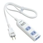 パナソニック ザ・タップ ベーシックII 集中スイッチ付 3個口 1m ホワイト WHA28132WKP