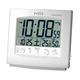 ピクシス 温度・湿度表示付き 電波目ざまし時計 NR525W画像最小1