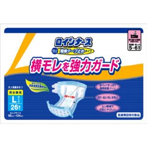 リブドゥ ロインナース 簡単テープ止めタイプ 横もれを強力ガード 男女兼用 Lサイズ 約6回吸収26枚入