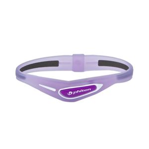 ファイテン RAKUWAブレスS(スポーツ) クロスタイプ 17cm クリアパープル