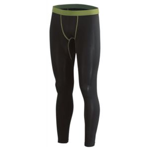 BODY TOUGHNESS パワーストレッチ ロングタイツ JW-164 ブラック×ライトグリーン フリー