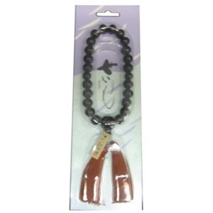 せいりん 念珠 鉄刀木 22玉 二本頭房