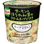 クノールスープDELI サーモンとほうれん草のクリームスープパスタ 6個セット