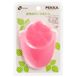 ペッカ お花のハーフミトン ピンク