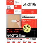 エーワン パソコンプリンタ&ワープロ ラベルシール 東芝Rupo&TOSWORDシリーズ10面用 20シート入 28173